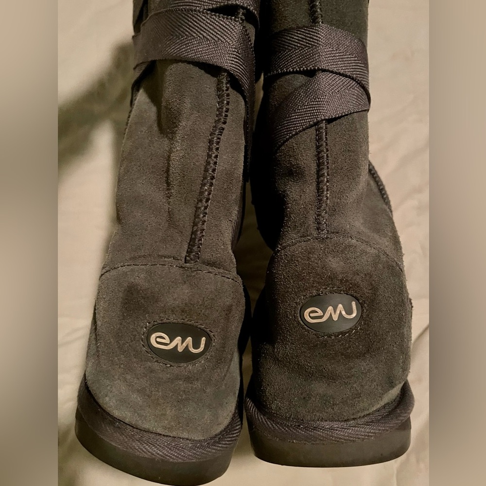 Emu Wool Lined Suede Boots - image 4